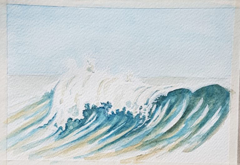 Read more about the article Learn how to depict water at online Landscape art course with live tuition