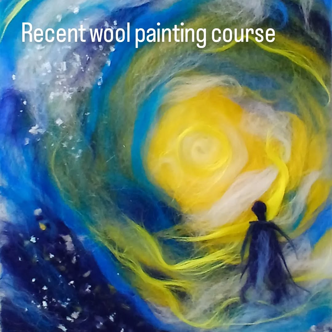 Read more about the article Fantastic therapeutic and experimental Wool Textiles workshop at Magic Wool Studio in Worcestershire