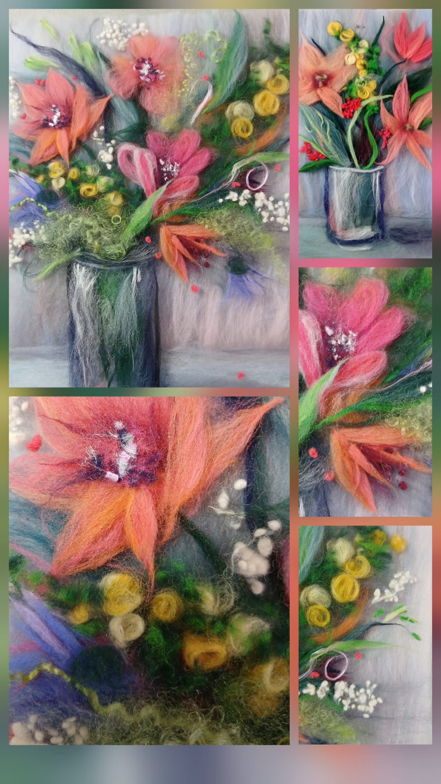 Read more about the article Flowers in Wool Painting Art Textiles workshop in West Midlands is coming soon.